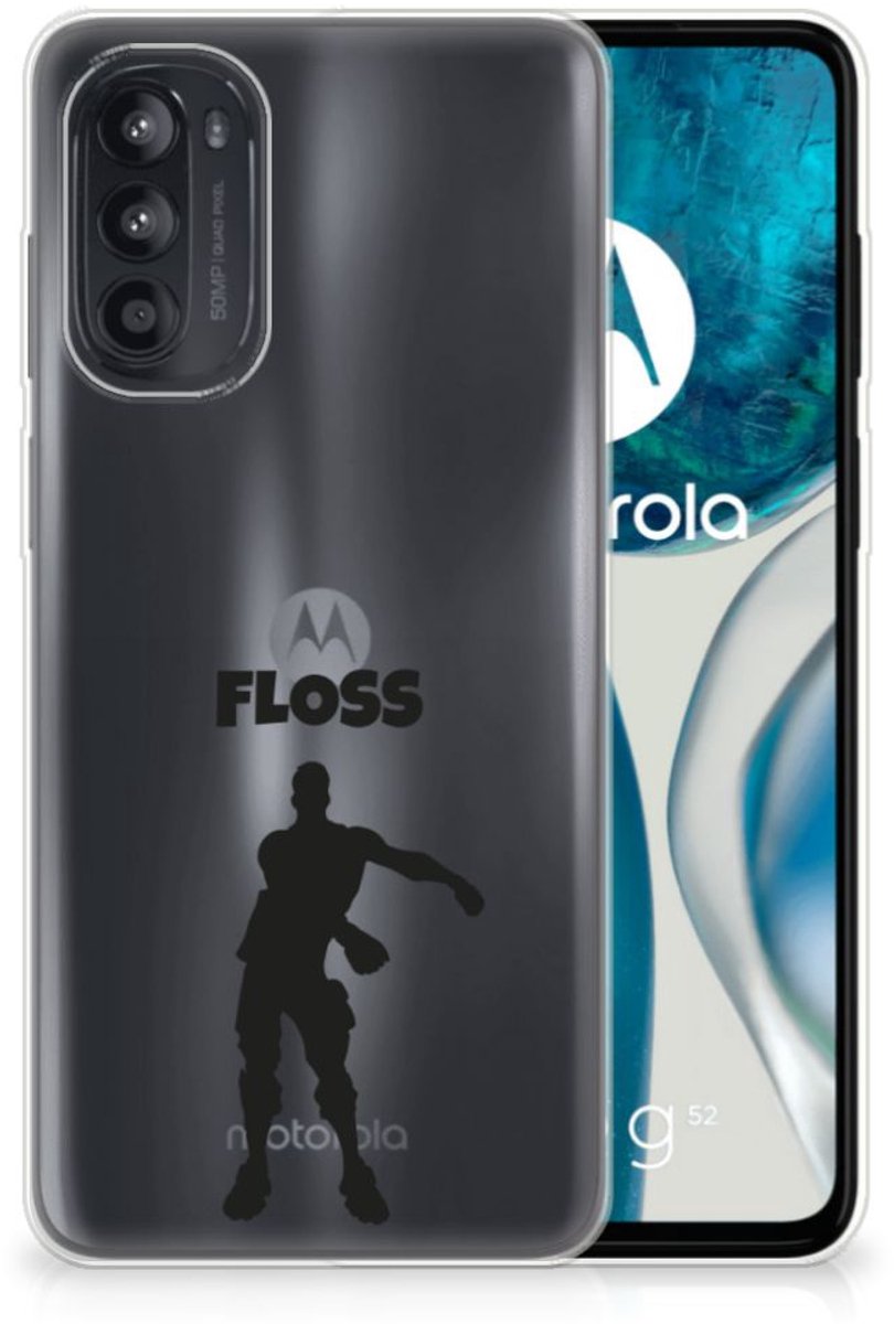 Motorola Moto G52/G82 Telefoonhoesje met Naam Floss