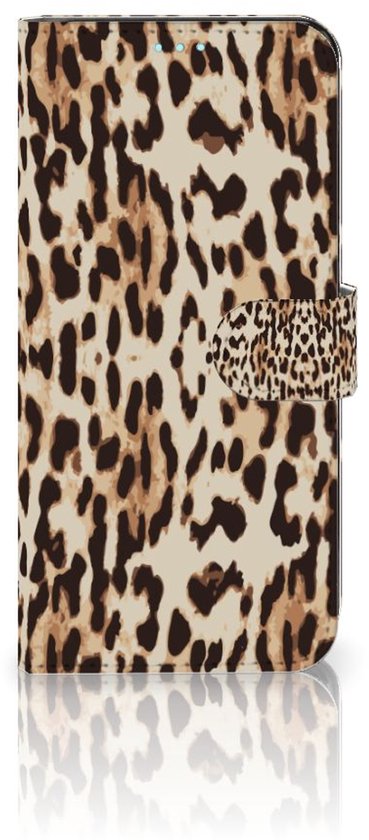 Couverture de livre OPPO A76 | A96 Coque Smartphone Léopard