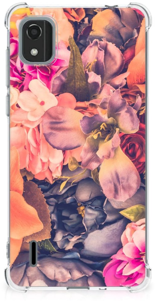 Nokia C2 2nd Edition Case Bosje Bloemen
