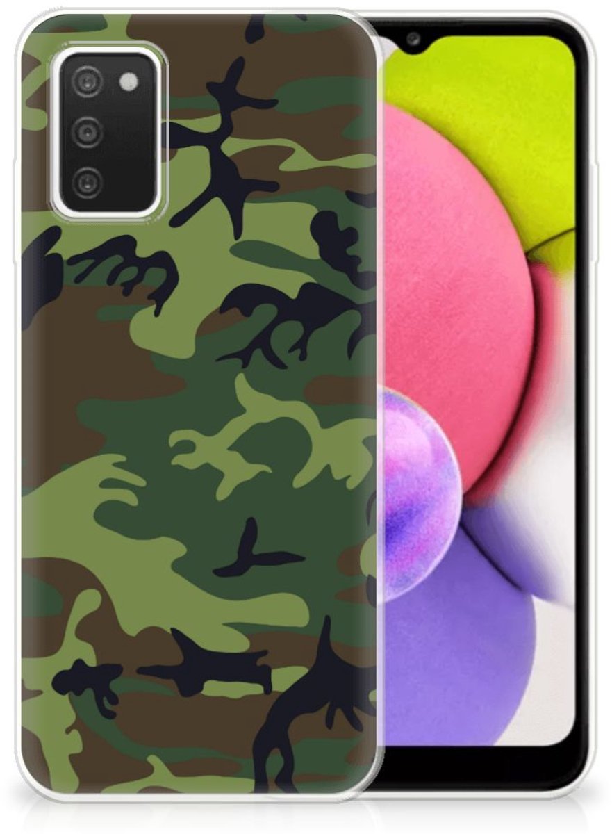Samsung Galaxy A03S TPU bumper Army Dark
