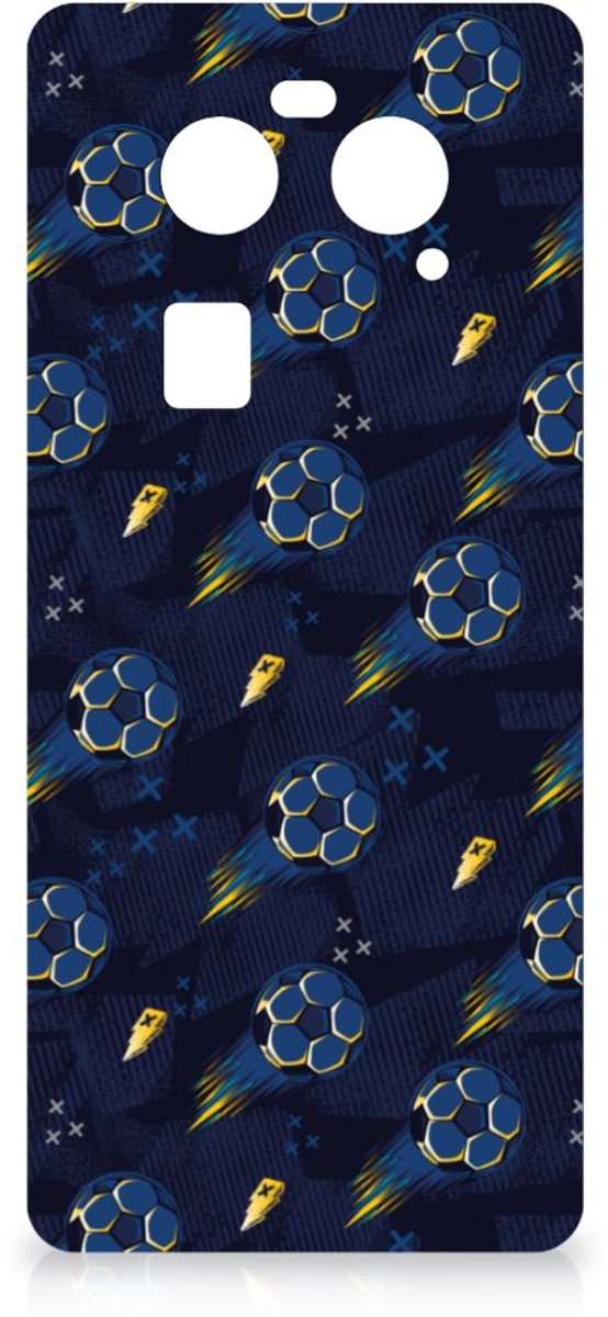 Doorzichtige Silicone Hoesje voor OPPO Find X6 Voetbal