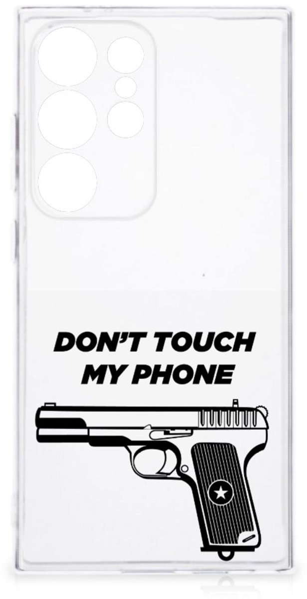 Samsung Galaxy S24 Ultra Silicone-hoesje Pistol DTMP