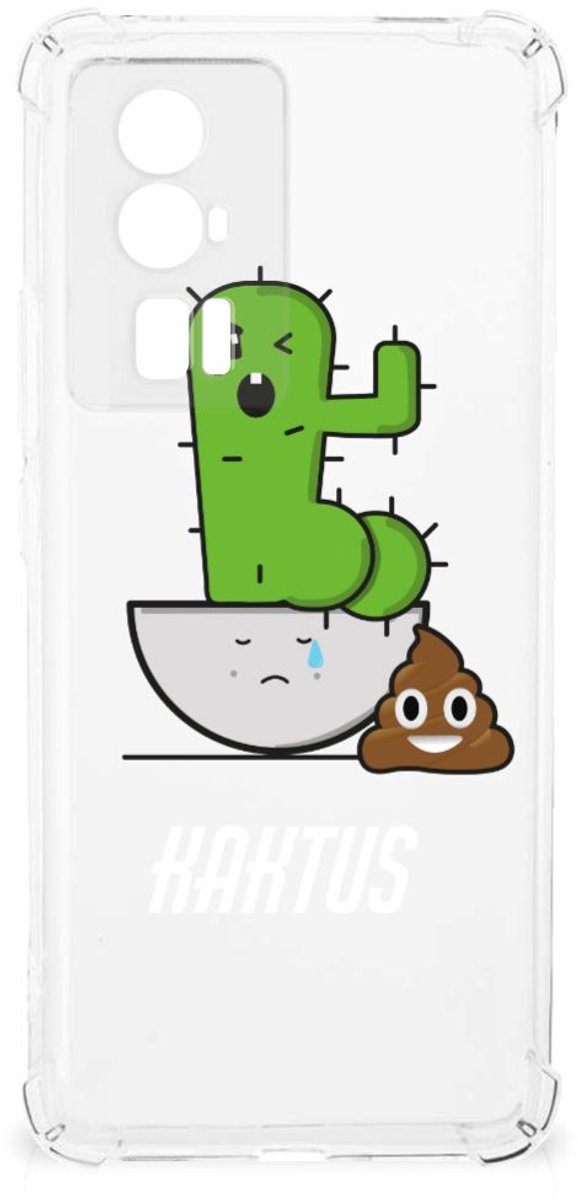 Xiaomi Poco F5 Pro Stevig Bumper Hoesje Cactus Poo