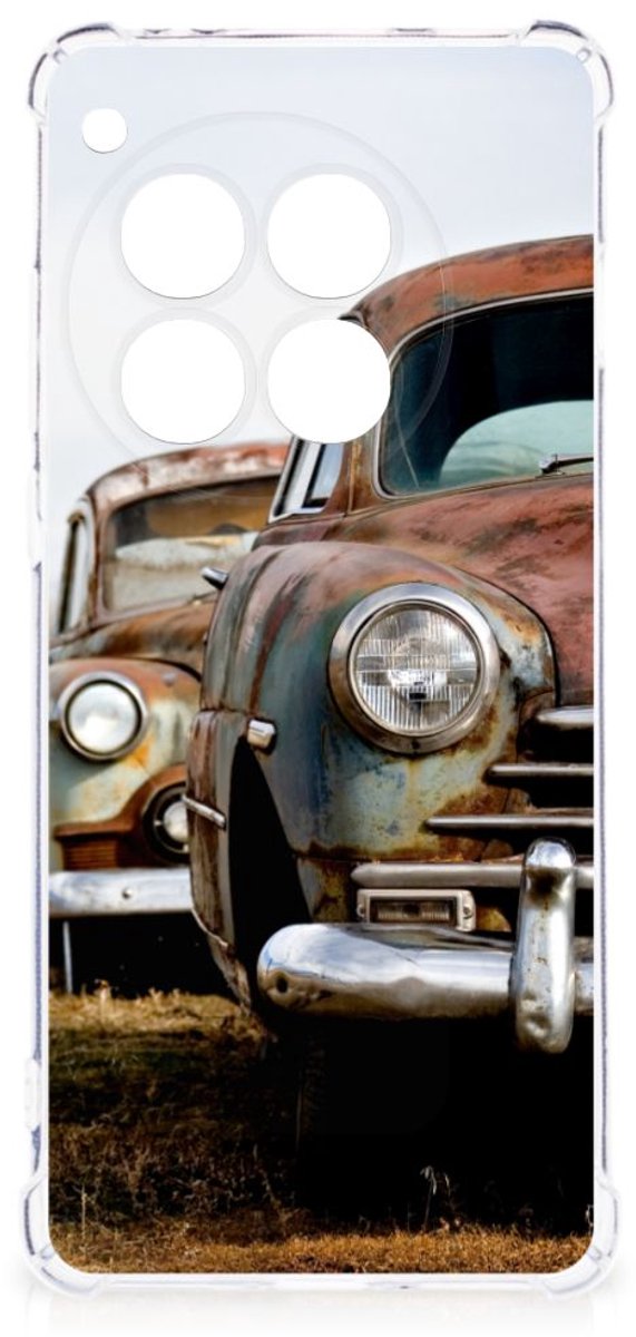 OnePlus 12 Anti-shock Hoesje met foto Vintage Auto
