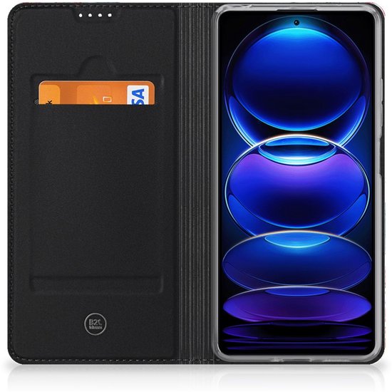 Standcase Hoesje voor Xiaomi Redmi Note 12 Pro | Poco X5 Pro Hoesje maken Bird Flowers