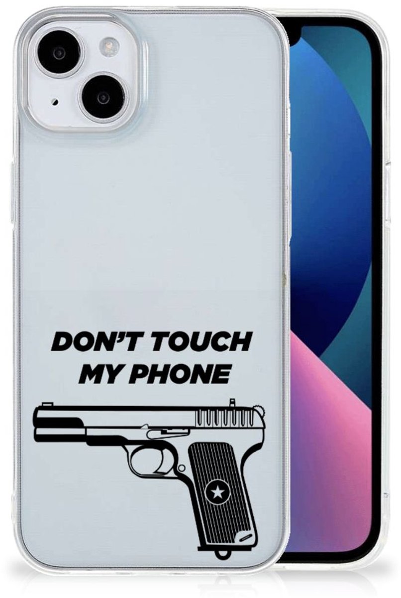 iPhone 15 Plus Silicone-hoesje Pistol DTMP