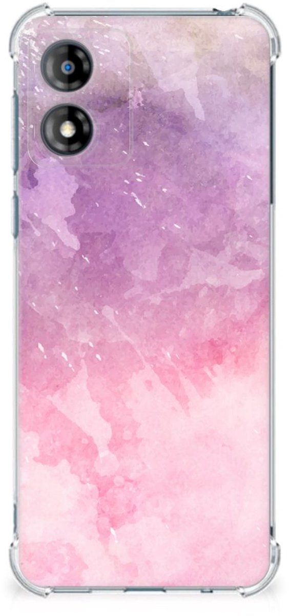 Back Cover Motorola Moto E13 Pink Purple Paint