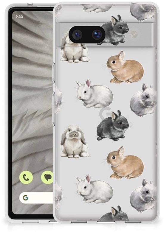 Coque en TPU adaptée aux lapins Google Pixel 7A