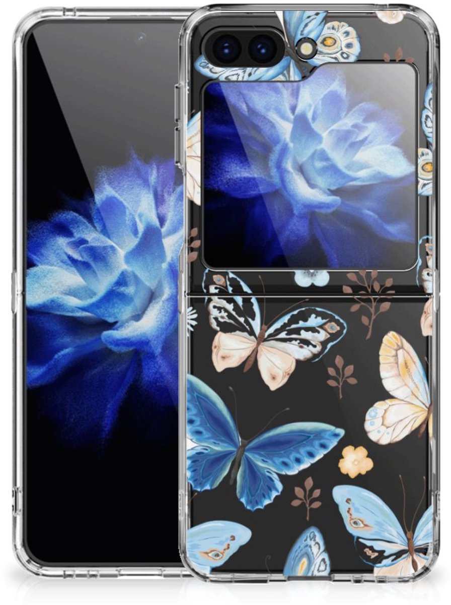 TPU Hoesje voor Samsung Galaxy Z Flip 5 Vlinder