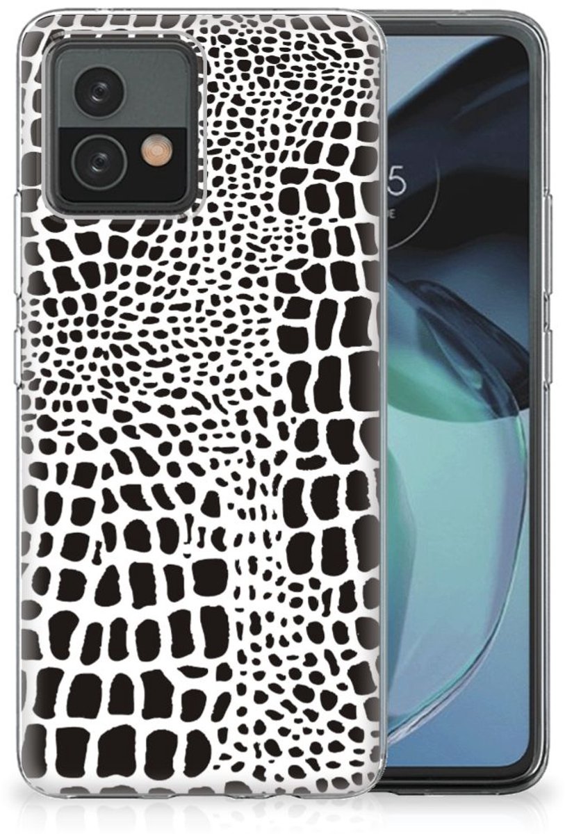 Motorola Moto G72 TPU Hoesje Slangenprint