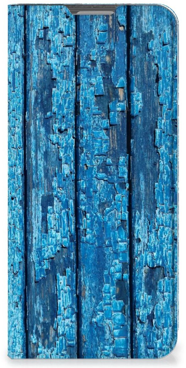OPPO Reno8 Lite Book Wallet Case Wood Blue