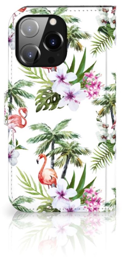 Coque Téléphone iPhone 14 Pro Max Protection Téléphone Palms Flamingo