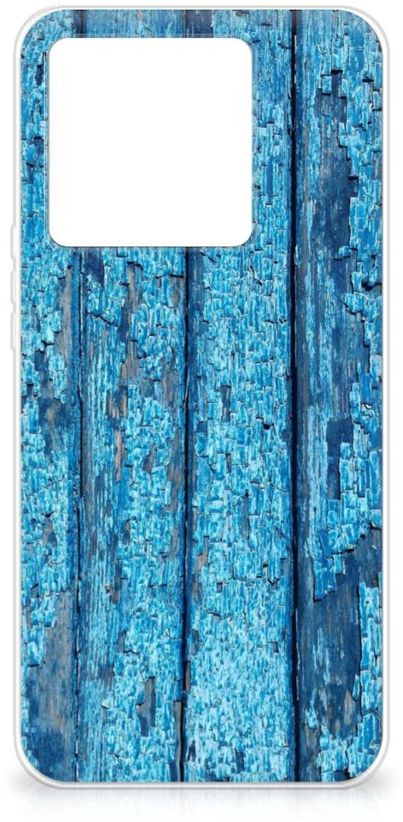 Xiaomi 13T Bumper Hoesje Wood Blue
