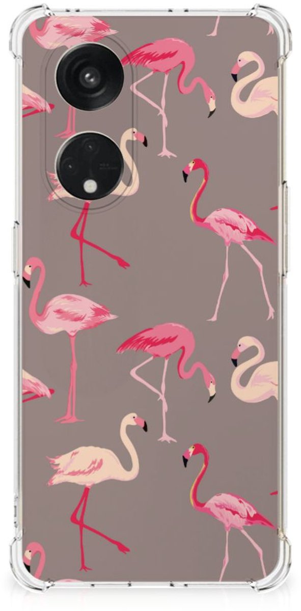 OPPO Reno8 T 5G Case Anti-shock Flamingo