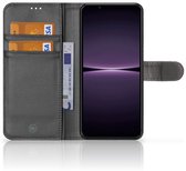 Sony Xperia 1 IV Bookcase Marble Pink - Origineel Cadeau Vriendin