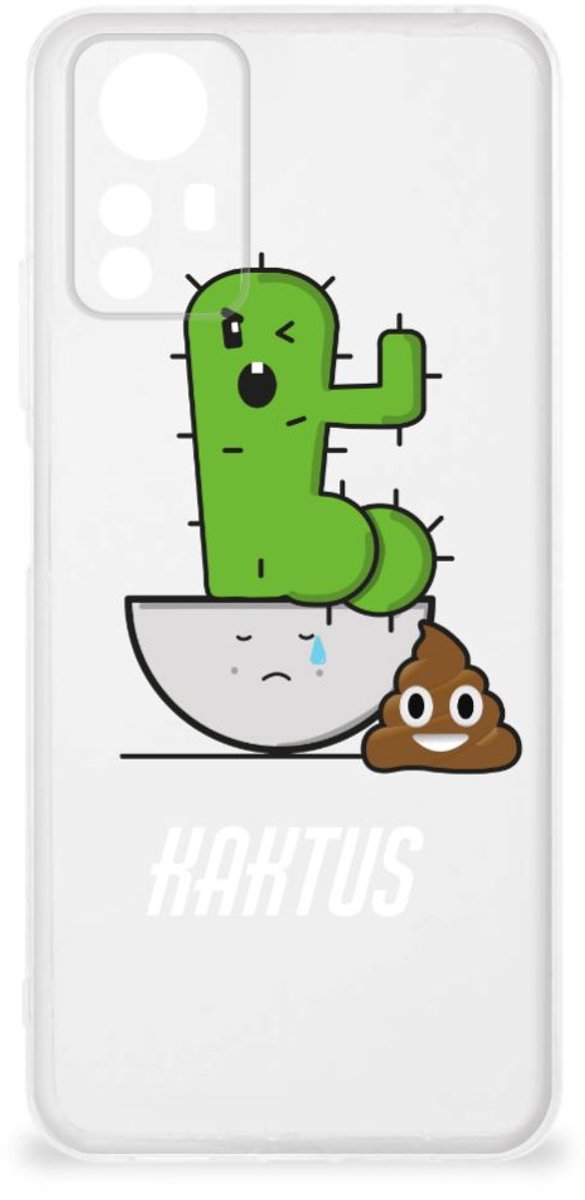 Xiaomi Redmi Note 12S Telefoonhoesje met Naam Cactus Poo