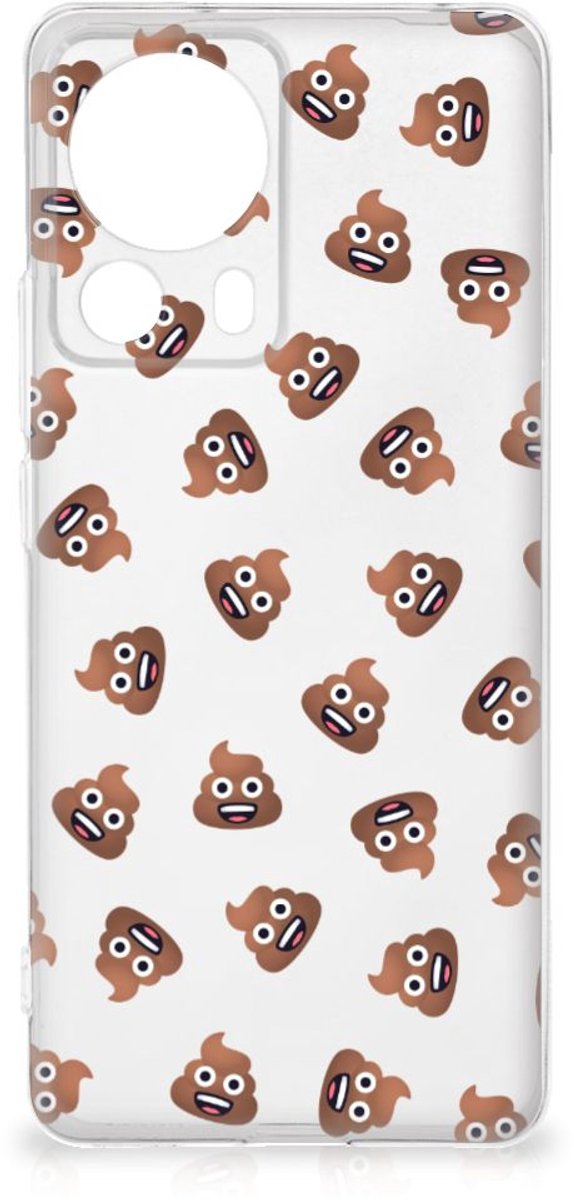 TPU bumper voor Xiaomi 13 Lite Poep Emojis