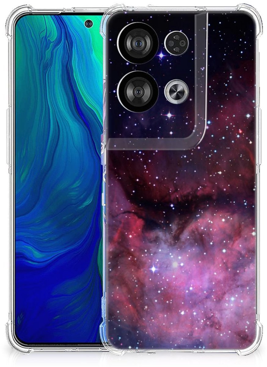 Shockproof Case voor OPPO Reno8 Galaxy