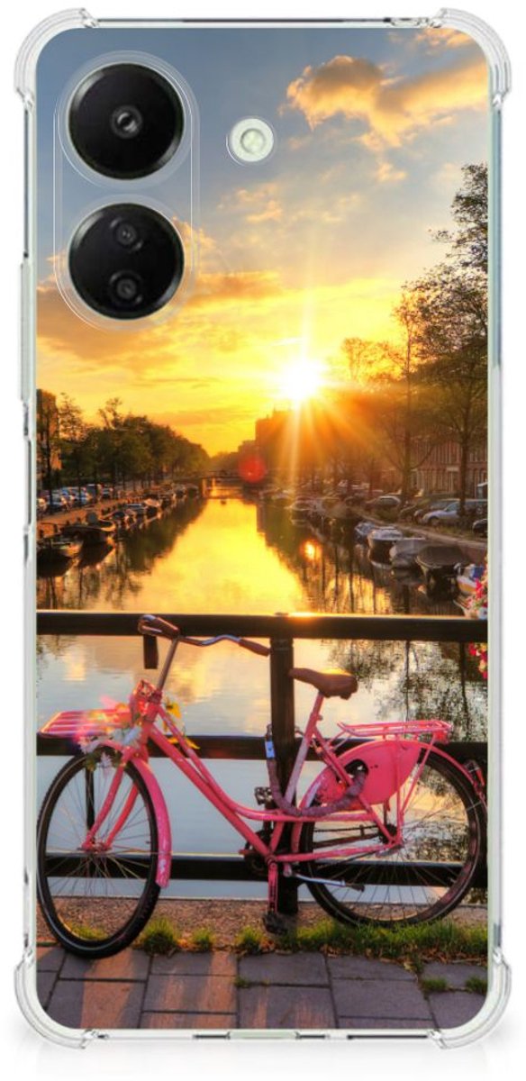 Xiaomi Redmi 13C 4G Telefoonhoesje met valbescherming Amsterdamse Grachten