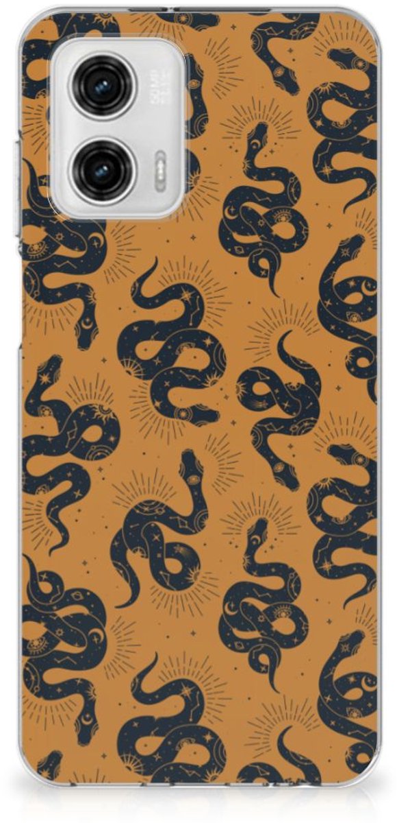TPU Hoesje voor Motorola Moto G73 Snakes