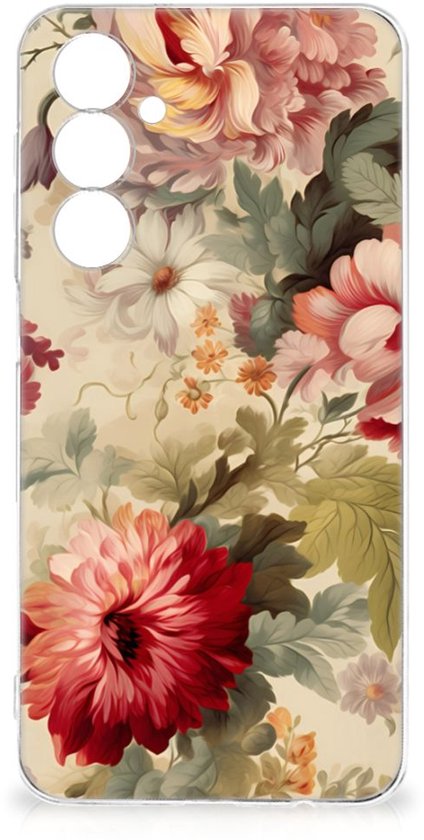 Coque en TPU adaptée au Samsung Galaxy A54 5G Fleurs