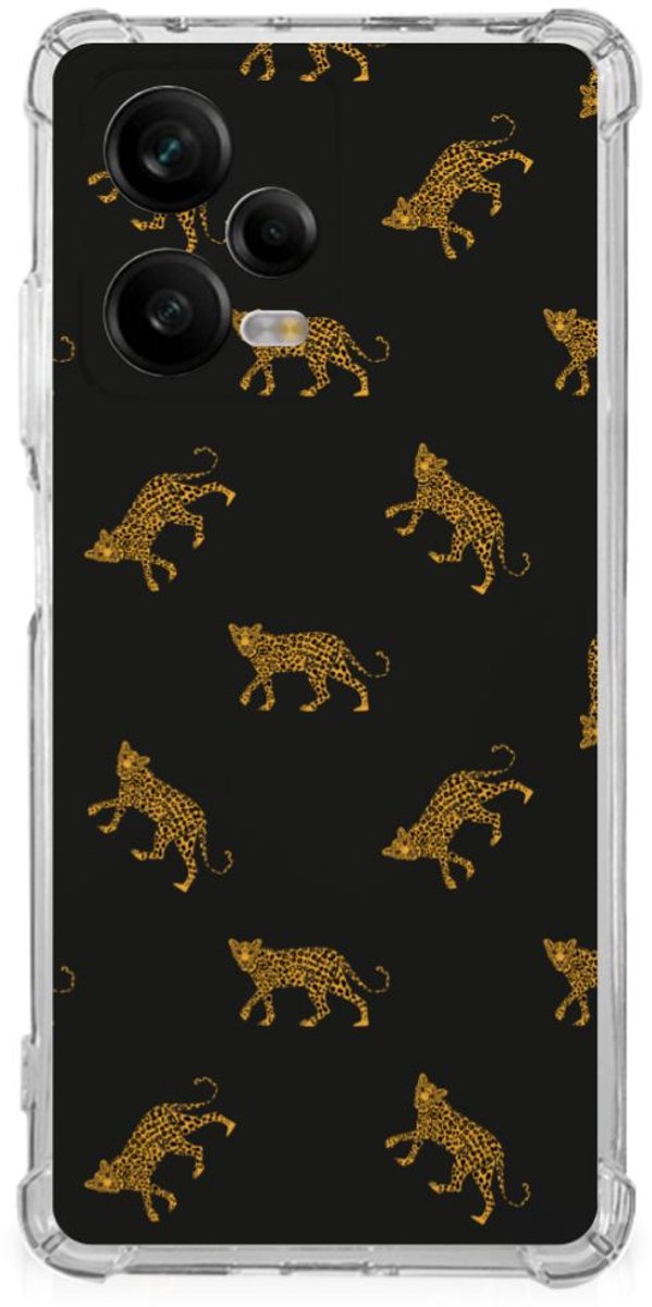 TPU Case Anti-Shock voor Case Anti-shock voor Xiaomi Redmi Note 12 Pro Leopards