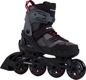 BLACKWHEELS Playful - Skeelers - Inline Skates - Skeelers jongens - Verstelbaar - Maat: 36-39 (M) - Zwart / Grijs