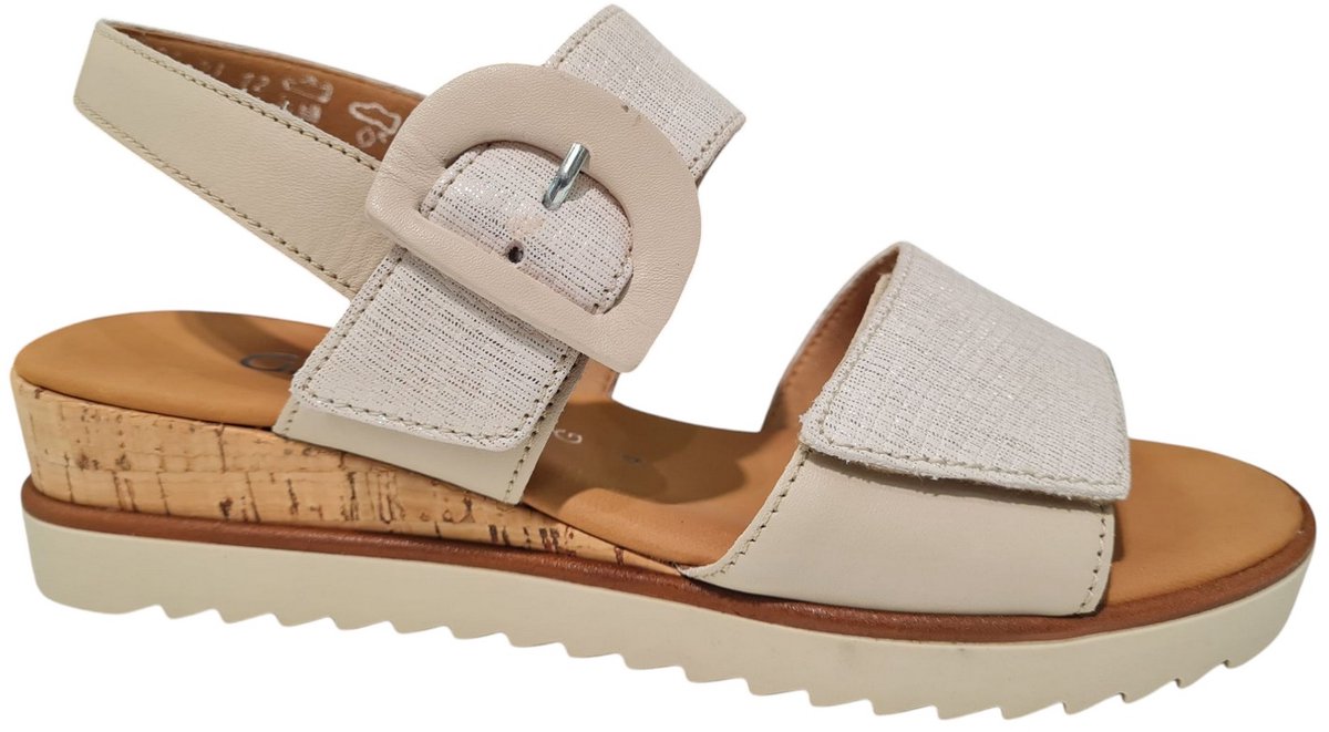 Gabor Leren Dames Sandalen - Wit - 41.5