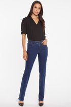 Jeans droit Marilyn Bleu moyen Premium Denim (Petite) | Quinn