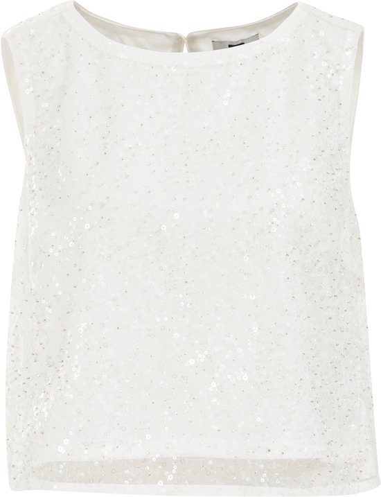 WE Fashion Top femme à paillettes