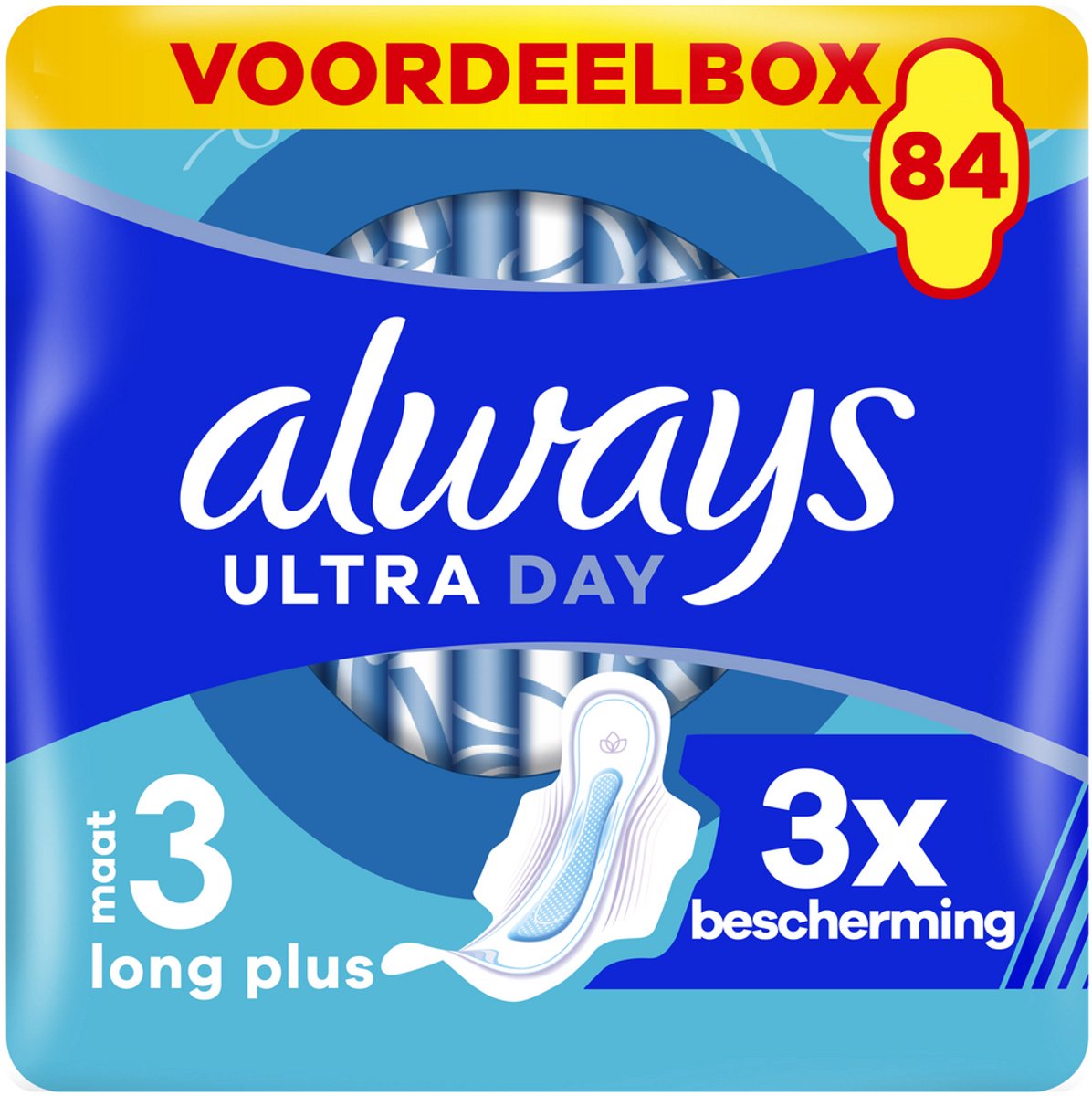 Goedkoopste Always Ultra Maandverband Long Plus Maandverband Met Vleugels Maat 3 - 84 stuks