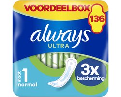 Always Maandverband Normal Ultra - 136 stuks