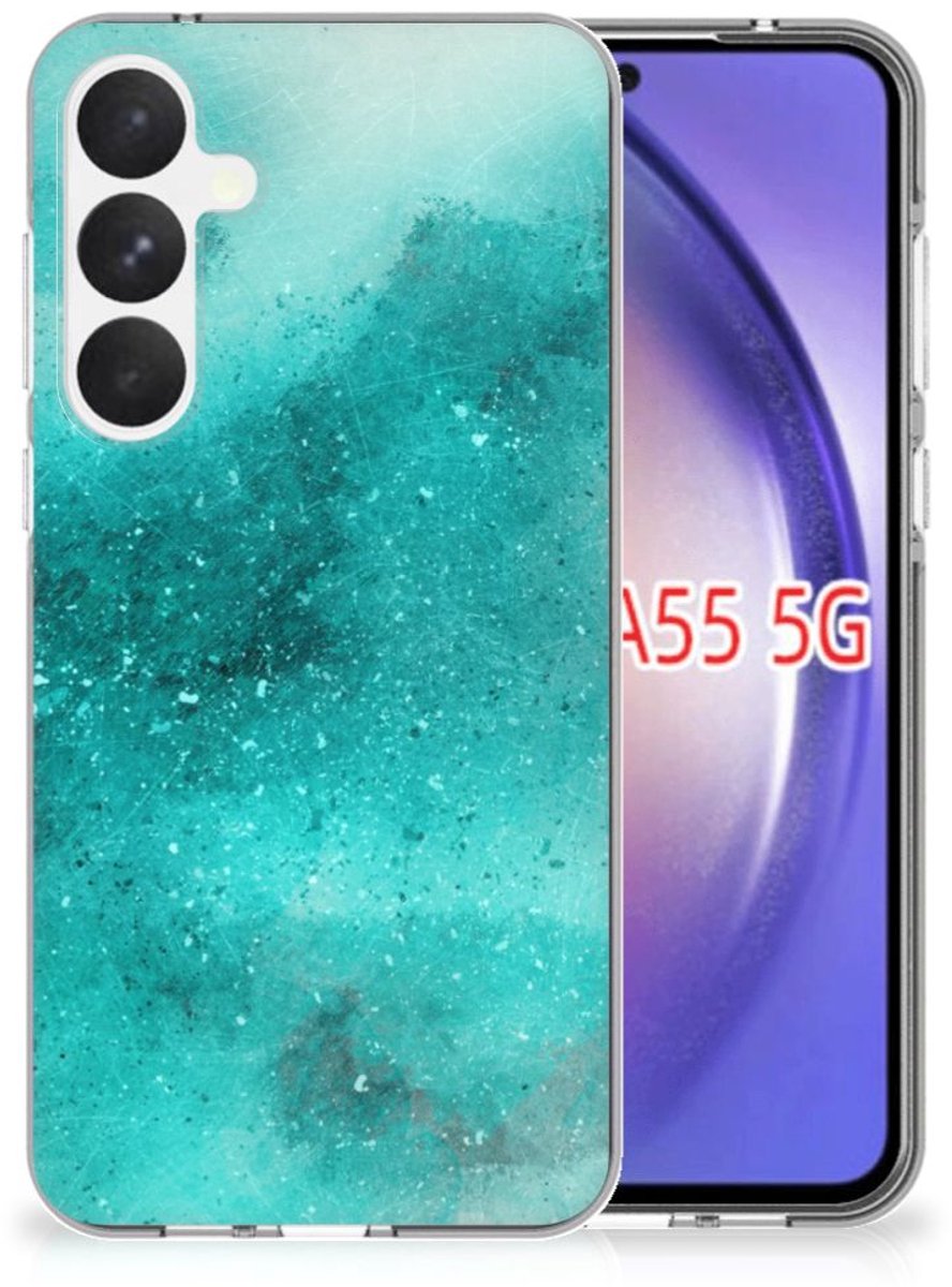 Hoesje maken Samsung Galaxy A55 Painting Blue