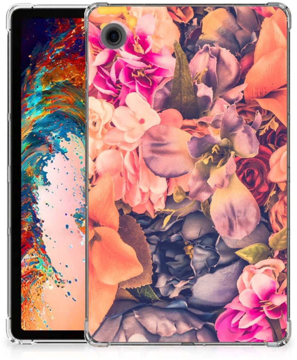 Samsung Galaxy Tab A9 Siliconen Hoesje Bosje Bloemen