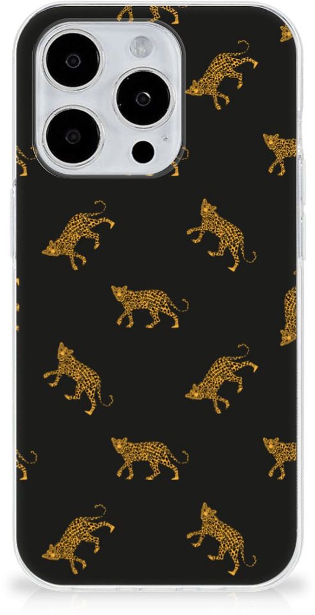 TPU Hoesje voor iPhone 15 Pro Leopards