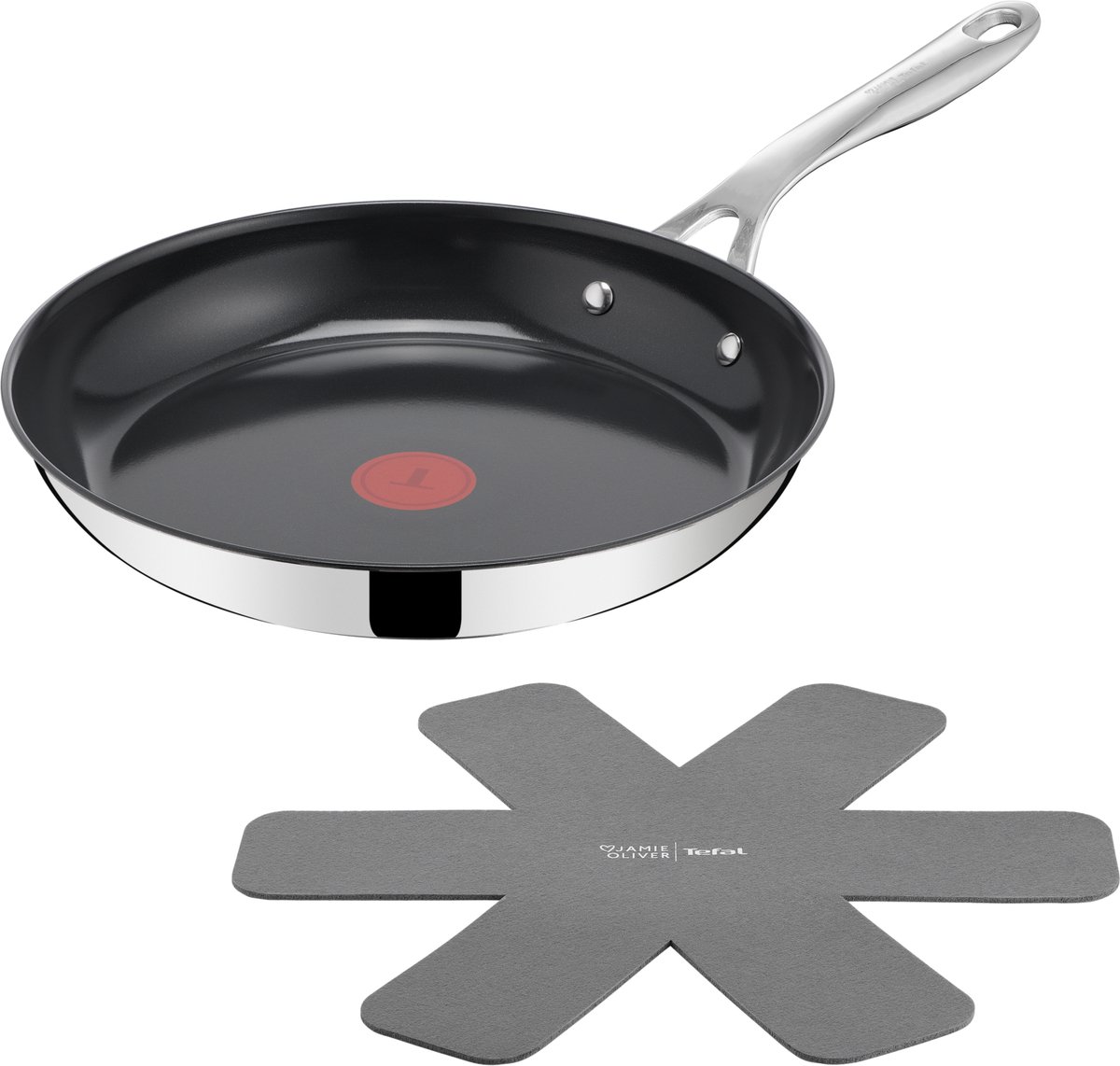 Jamie Oliver by Tefal Classic Cook Ceramic Keramische Koekenpan Ø28 CM - PFAS-vrij + 1 panbeschermer