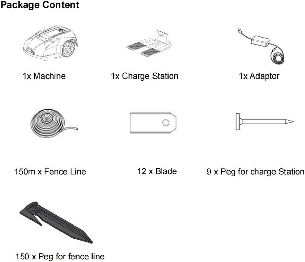 Afbeelding 2 van Robot grasmaaiers - Zelfsturende grasmaaier - Smartmaaier - Anti obstakel & waterdicht - max 3000m2 - Antidiefstal slot - Slimme grasmaaier - elektrische grasmaaier