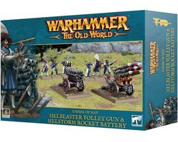 Warhammer - The Old World - Empire of Man - Pistolet à volée Helblaster et batterie de roquettes Helstorm (06-114)