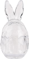 Clayre & Eef Pot en verre Œuf Ø 9x17 cm Transparent Verre