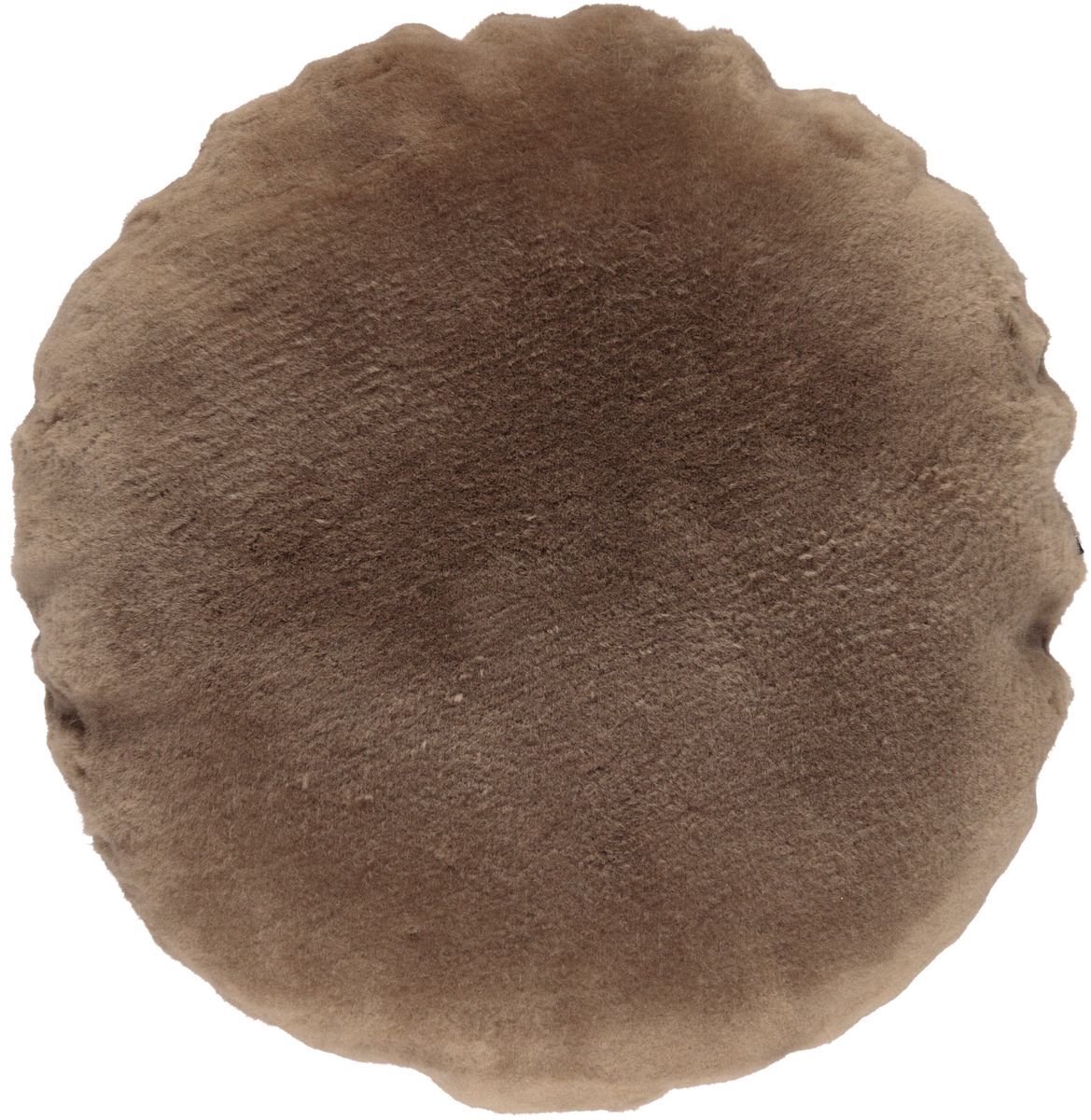 Sheepskin House Scandinavisch Fluweel Kussen - D45 cm Light Mocca