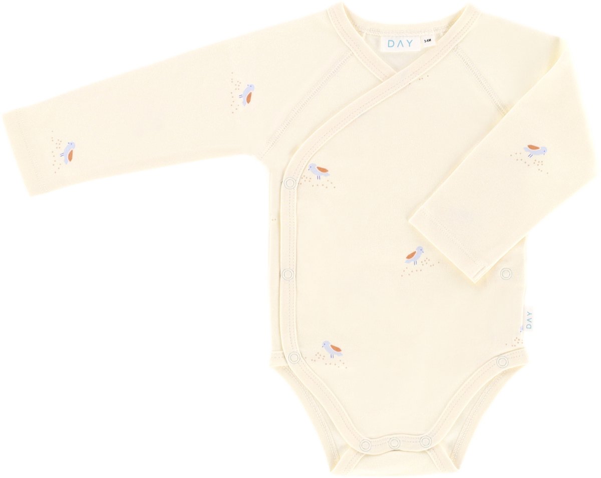 DAY Overslagromper Lange Mouw - Mt. 50/56 - Cream