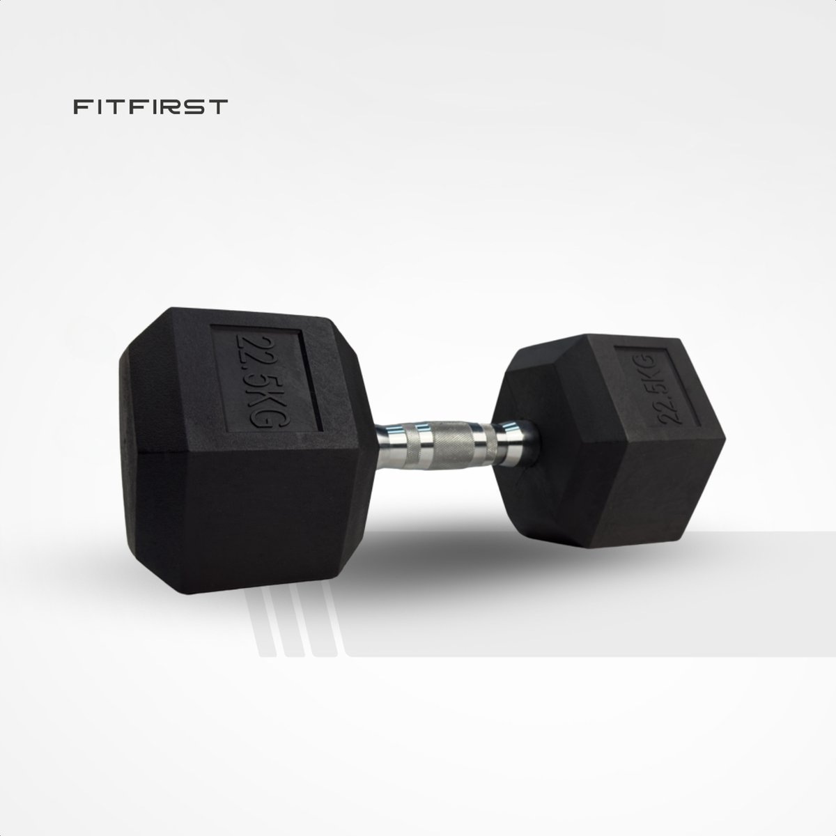 FitFirst® Hex Dumbbell 22,5KG | Stabiel en Stevig | Betrouwbaar | Voor Krachttraining | Fitness | Thuis Fitness | Sportschool Dumbells – foto 2