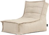 icon "Dolce" Zitzakligstoel, Beige, Zitzak voor Binnen en Buiten, XXL Zitzakstoel Volwassenen met Vulling, Woonkamerzitzakken