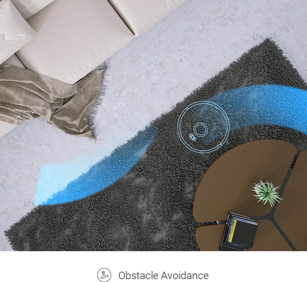 EZVIZ RE4 Plus - Robotstofzuiger met Dweilfunctie, 4000Pa - afbeelding 3
