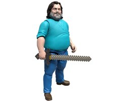 foto van Mattel A Minecraft Movie Action Figure Steve 10 cm Action Figuur