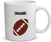 Akyol - rugbybal met eigen naam koffiemok - theemok - Rugby - mensen die houden van rugby - gepersonaliseerde - sport - rugby liefhebbers - verjaardagscadeau - kado - gift - geschenk - verrassing - 350 ML inhoud