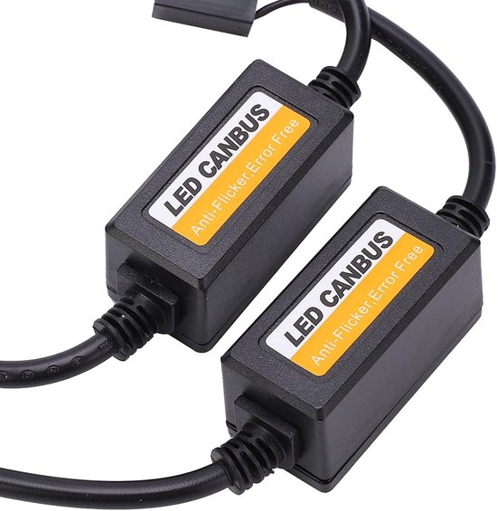 2 Décodeurs LED Anti Hyper Flash Pour Phares H7 - Résistance 8 Ohm, 12V, Plug And Play - Évite Les Clignotements D'erreur