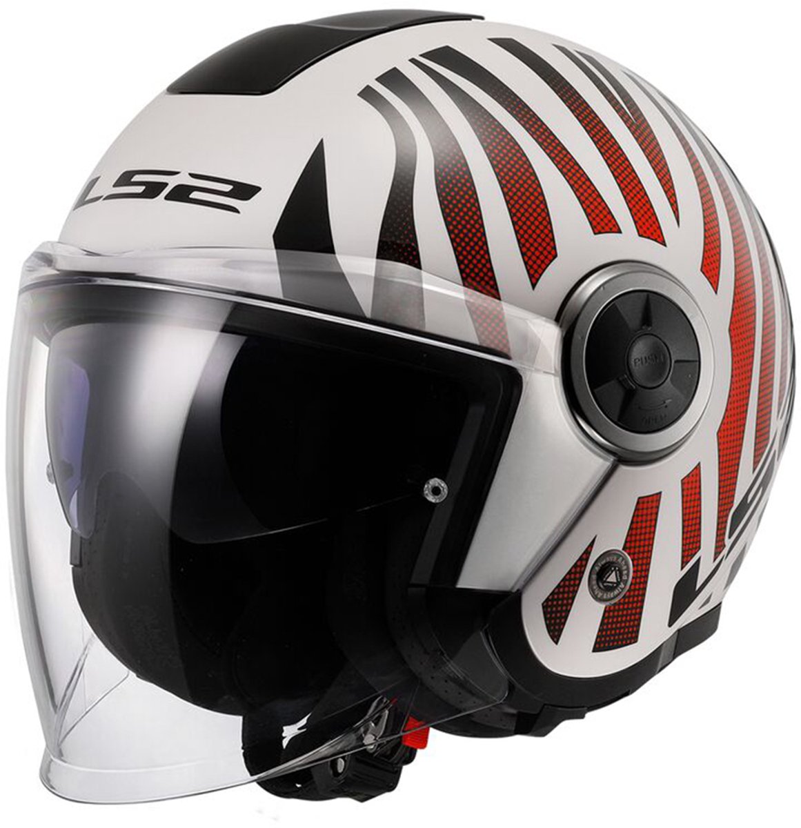 LS2 OF620 Classy Cool White Wineberry-06 XL - Maat XL - Helm