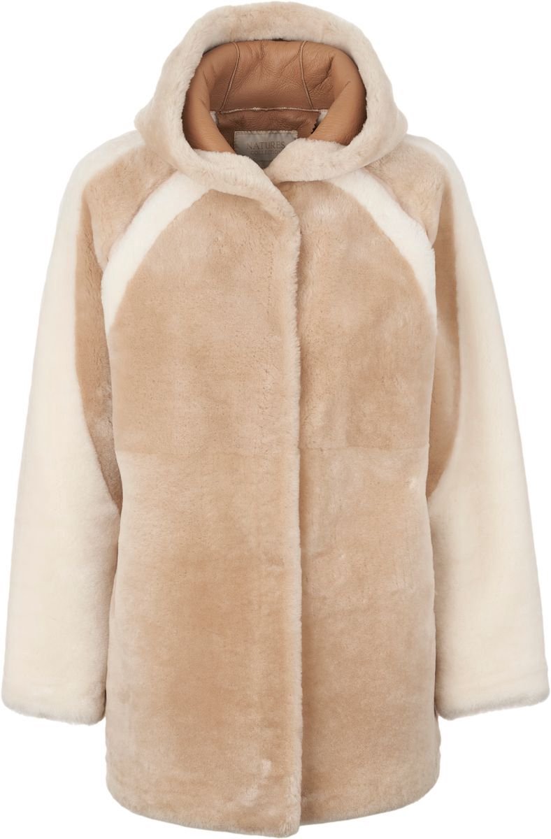 Natures Collection Leah Jas Dubbelzijdige schapenvacht Beige