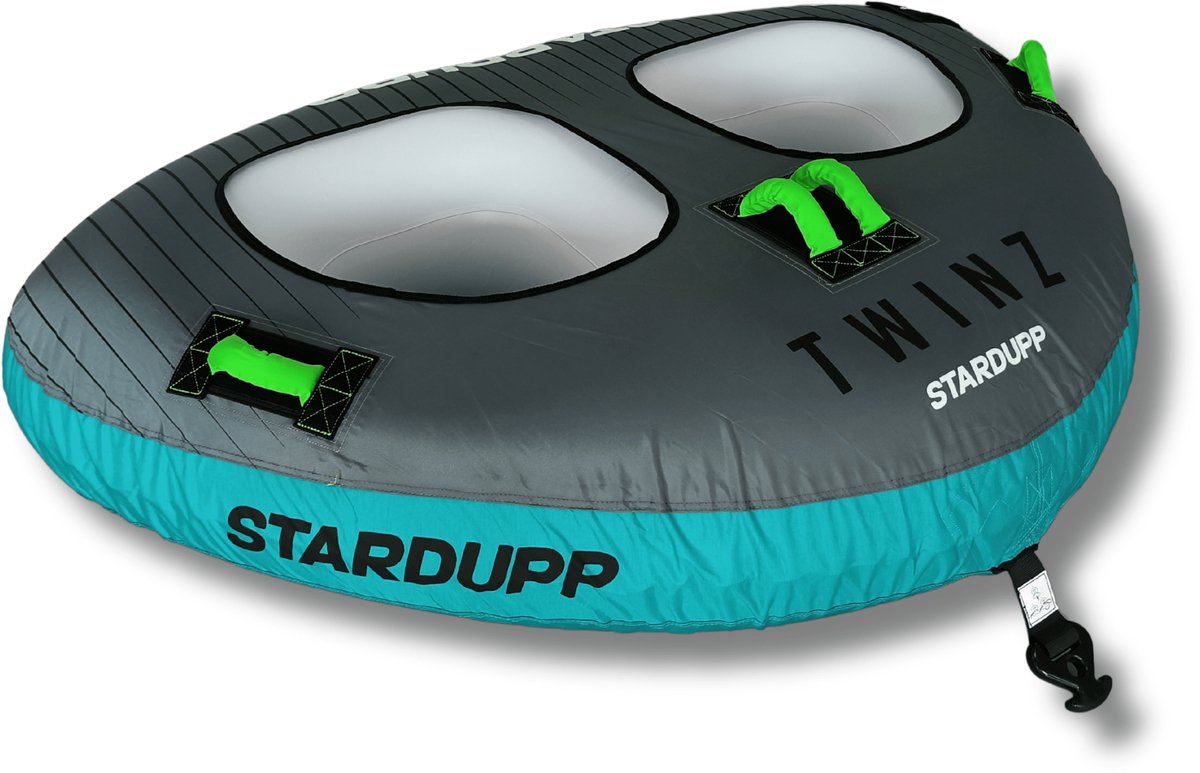 Stardupp Twinz Watersport Funtube - 2 Persoons - Opblaasband voor achter de boot - Geschikt voor het hele gezin - Voor hoge en lage snelheden